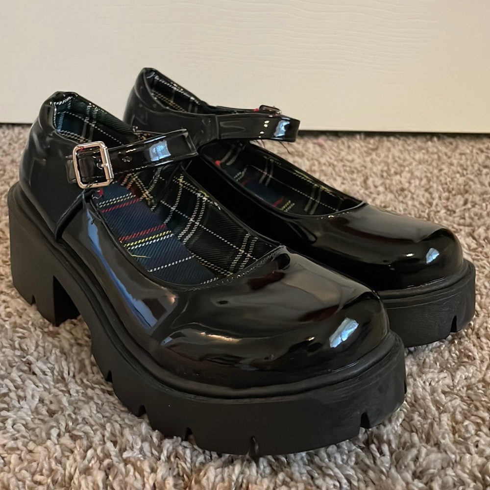 platform mary janes